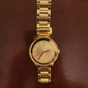 Gold tone Movado BOLD Watch